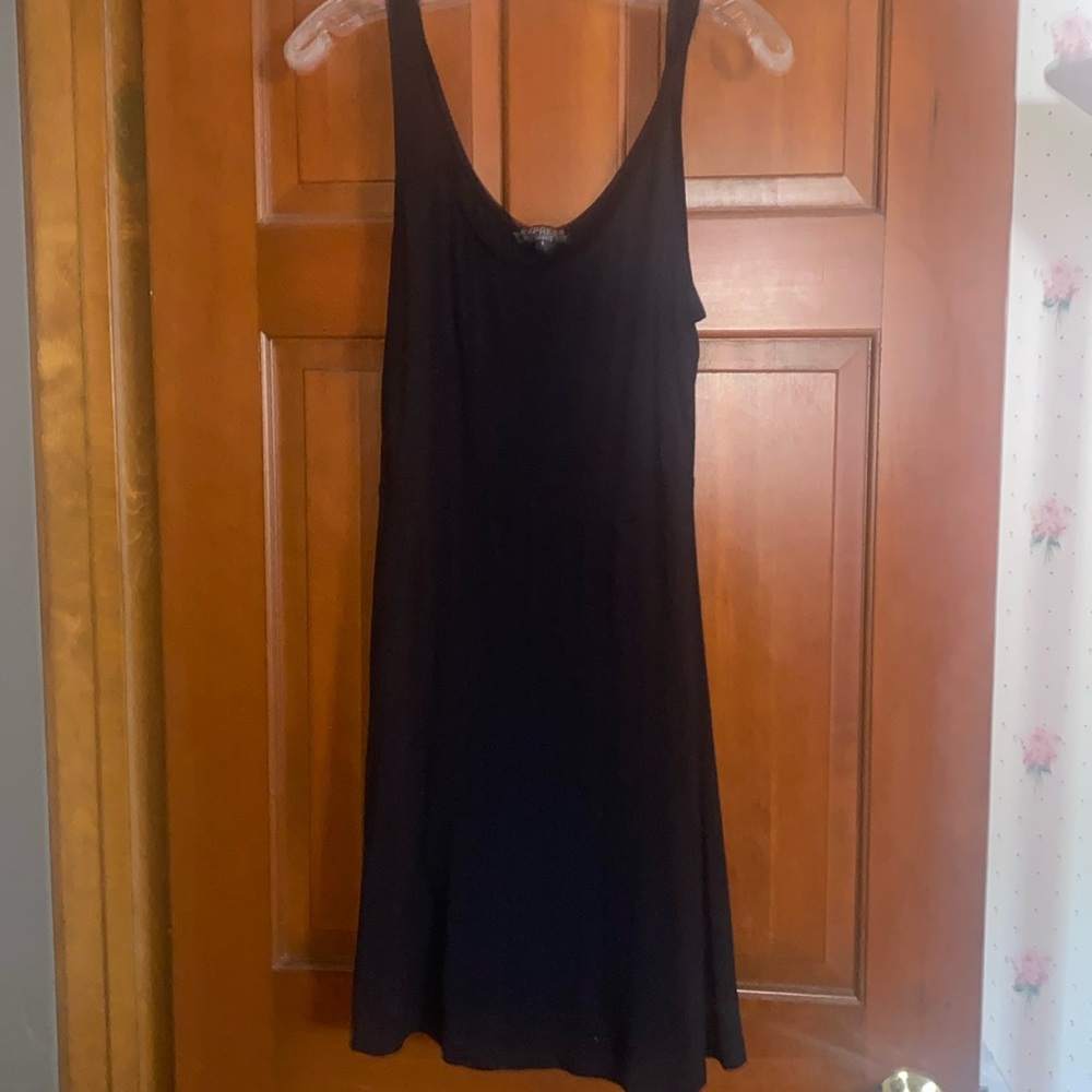Black skater dress